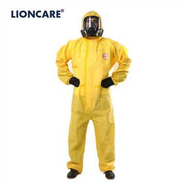 LIONCARE® कवरप्रेमप्रो टेप्ड सीम्स केमिकल प्रोटेक्टिव कवरऑल